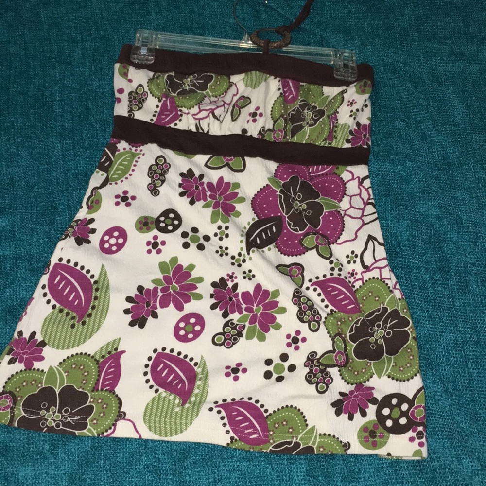 Strapless blouse